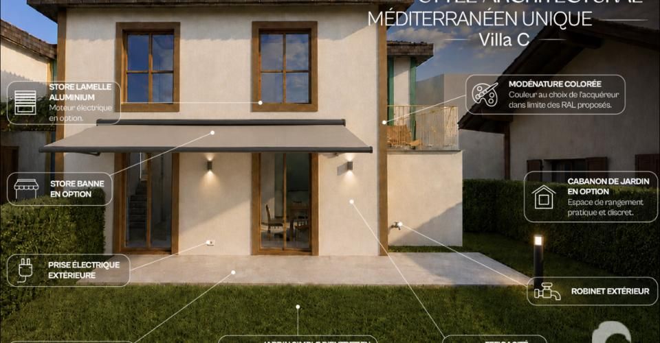 DERNIÈRE VILLA NEUVE de 3,5 pièces disponible ! Lot C - Maison 3.5 pièces - image - 1