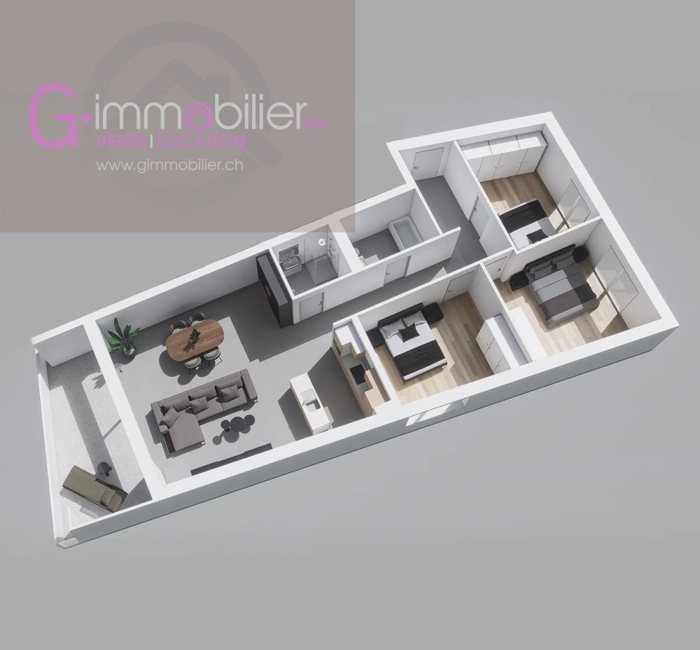 Nouvelle construction à Monthey -Appartements contemporains au coeur du quartier sous gare -  Bild 4