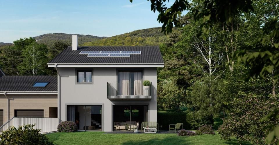 4 villas contemporaines avec vue panoramique sur le lac et les Alpes - Maison jumelée 5.5 pièces - image - 5