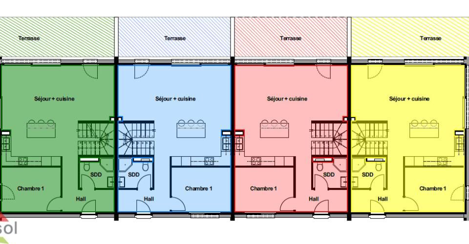 Gletterens- Villas Familiales neuves dans un cadre bucolique. - Maison contiguë 5.5 pièces - image - 9