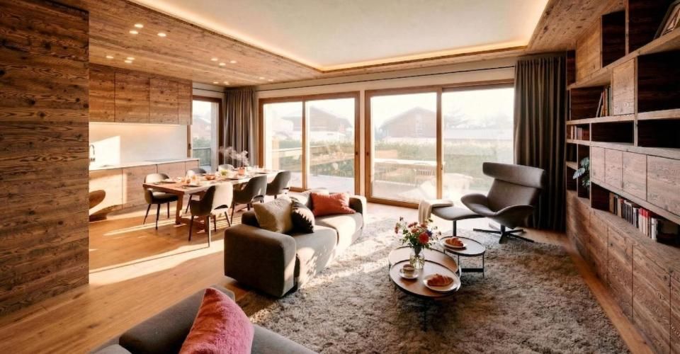 Nouveau ! Magnifique 4.5 pièces au 1er étage à construire à Verbier - Appartement 4.5 pièces - image - 3