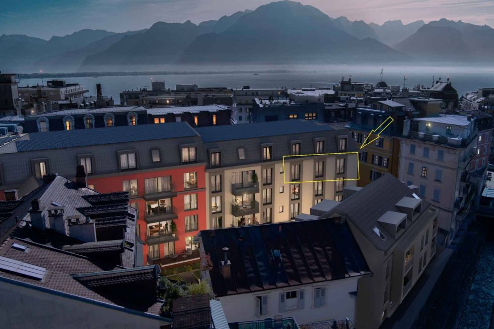 Superbe 4.5 pièces neuf d' Angle - Sud-Ouest  97 m2 + Balcon -  Bild 2