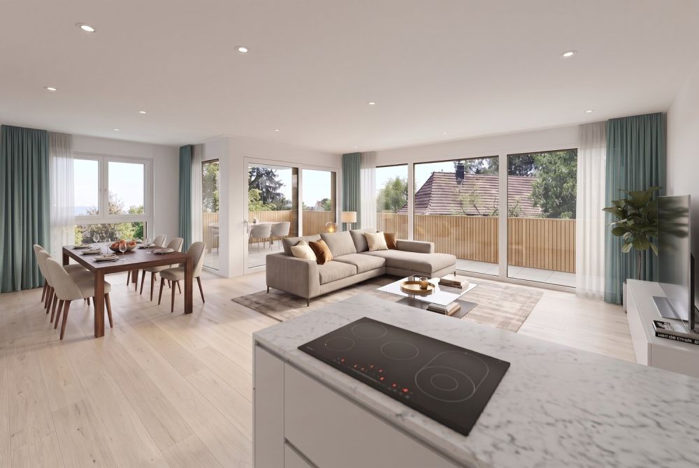 Grosszügige 4.5-Zimmer-Wohnung mit sonniger Terrasse -  Bild 4