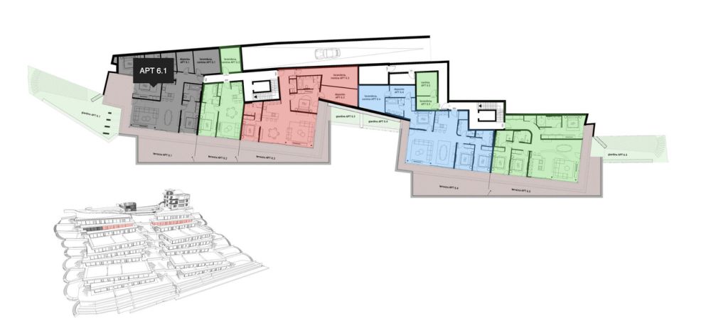 Moderno Appartamento con Terrazza, Giardino e Vista Montagna - Bild 12