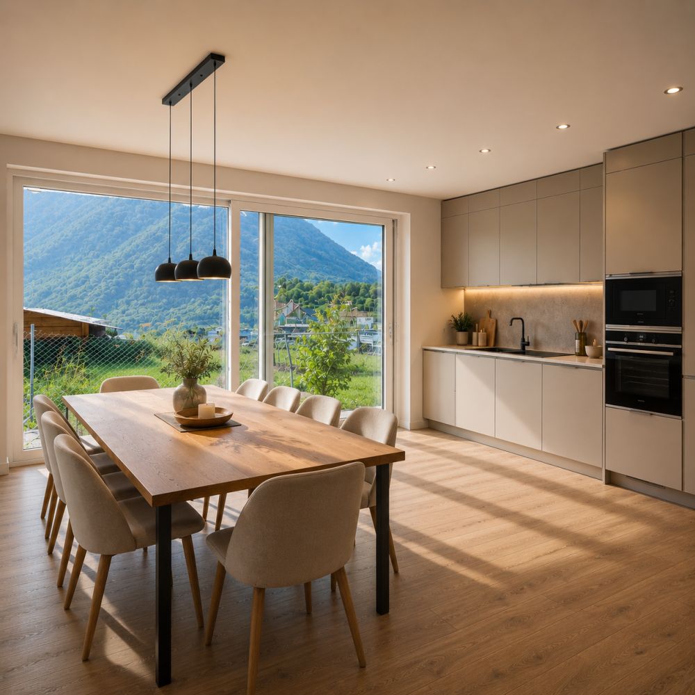 Dernière Villa jumelée de 3.5 pièces au coeur de la Gruyère et à 5 min du Lac -  Bild 1