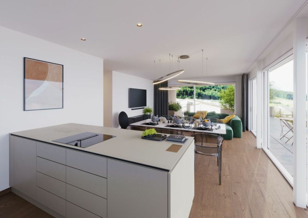 Stilvolle 4.5-Zimmer-Wohnung mit hochwertiger Ausstattung und Seeblick - Bild 1