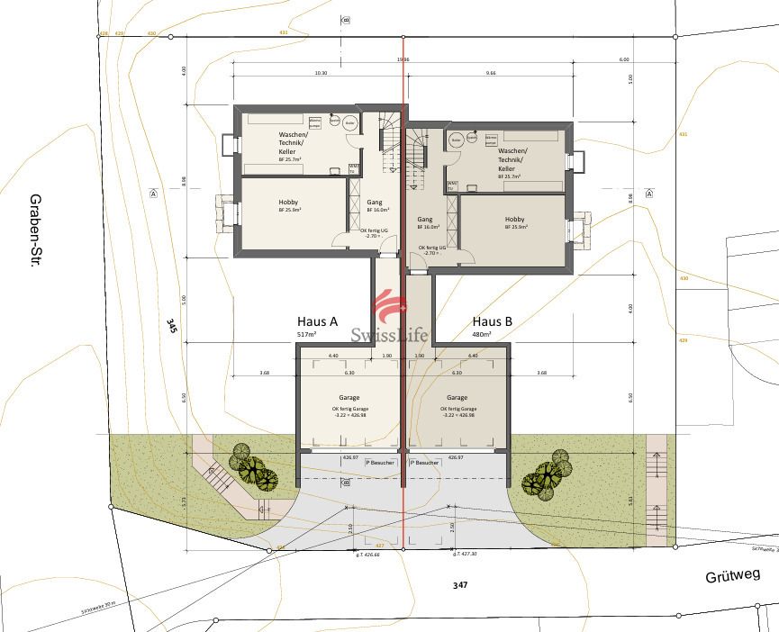 Ihr neues Domizil in der Steueroase.... - Grundrissplan UG