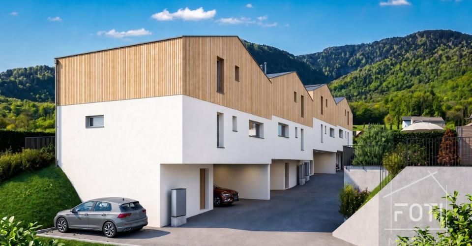 Villa NEUVE 4,5 p. de 131 m² - jardin, terrasse 39 m² et vue Dents-du-Midi - Muraz - Maison contiguë 4.5 pièces - image - 10