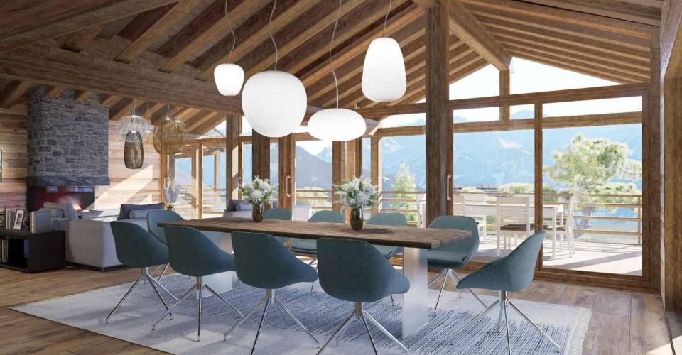 MAGNIFIQUE ET LUXUEUX CHALET A CONSTRUIRE - SKI IN-OUT - Chalet 10 pièces - image - 4