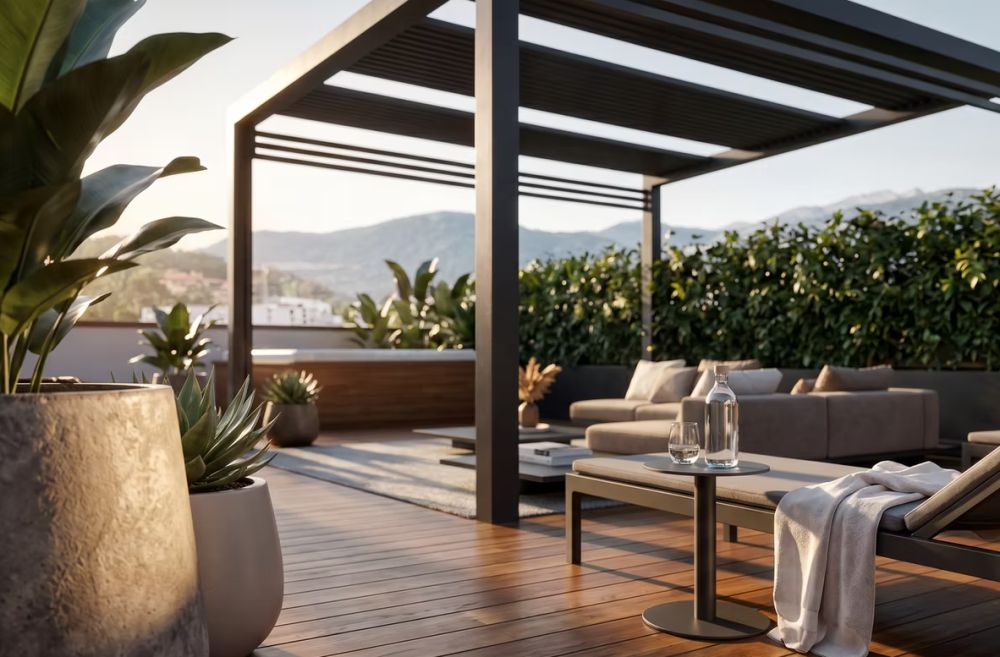 Nuovo attico 5.5 locali con terrazza panoramica a Massagno -  Bild 1