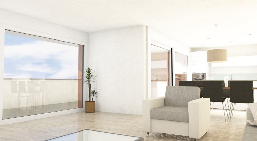 Neubau vier wunderschöne 4½ Attikawohnungen mit grosszügigen Terrassen im Guldifeld 3182 Ueberstorf -  Bild 6