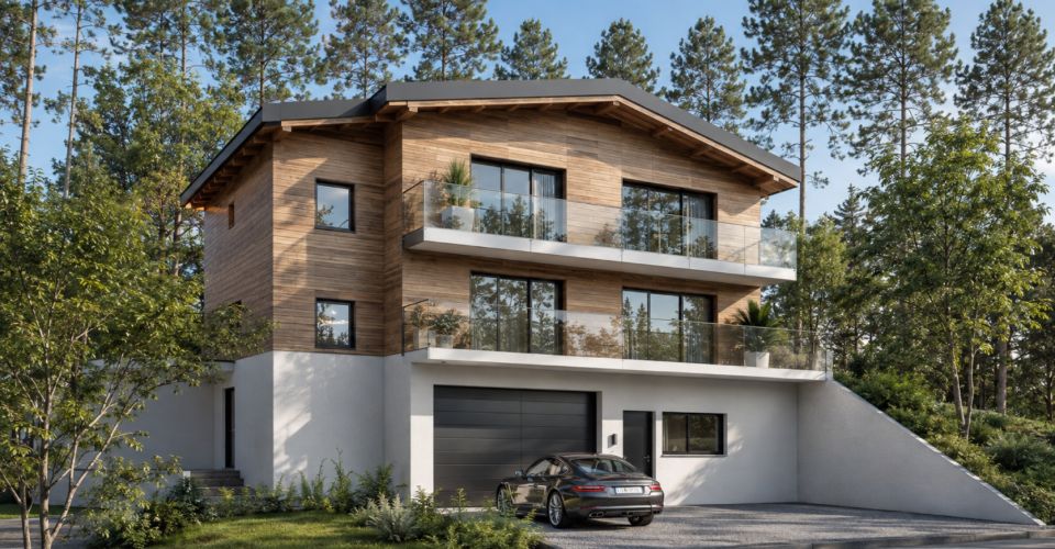 Chalet à vendre à Collombey - Les Neyres - Villa 5.5 pièces - image - 1