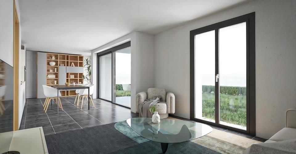 Un appartement de copropriété neuf en vente à St-Aubin FR. - Appartement 2.5 pièces - image - 1