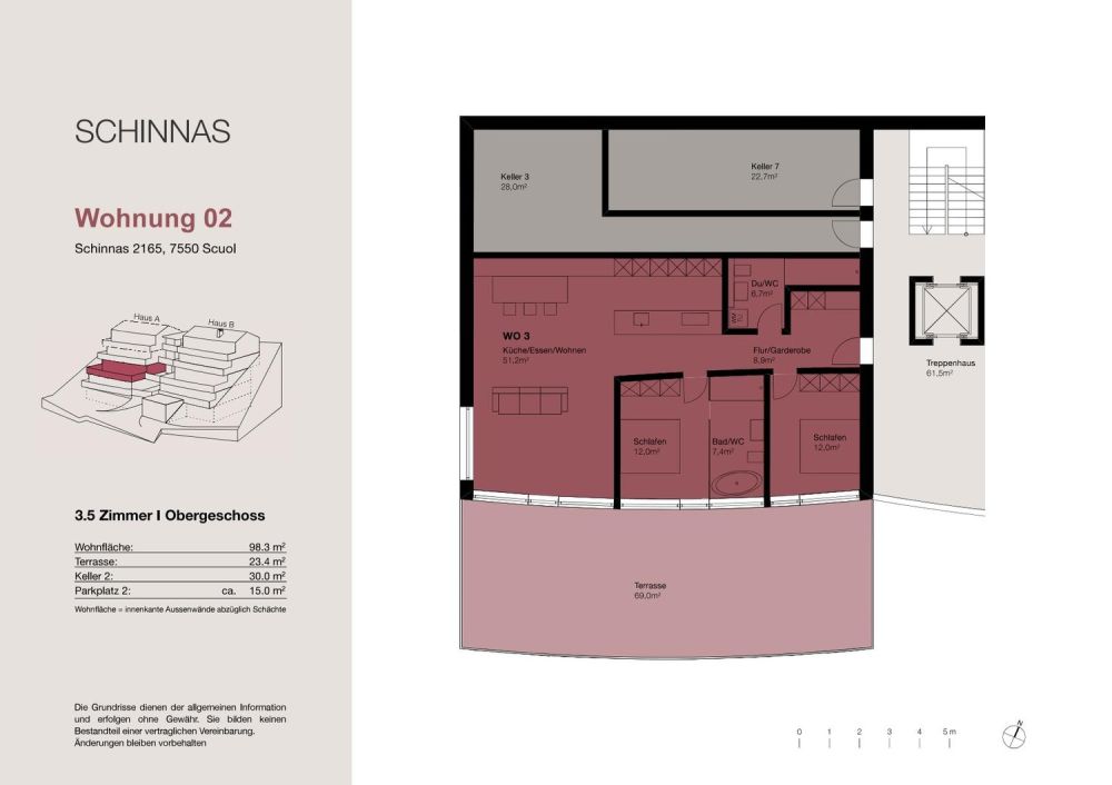 Neubau: 3.5-Zimmer und 4.5-Zimmer Terrassen-Erstwohnungen in Schinnas - Bild 8