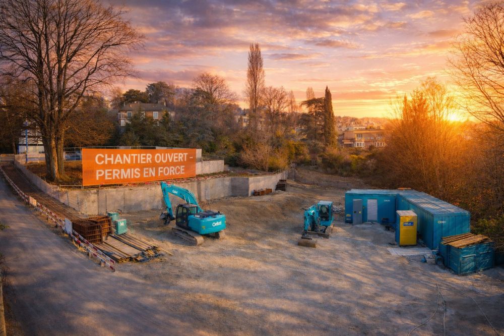 PERMIS EN FORCE - CHANTIER OUVERT - PPE au coeur des Mousquines - Bild 1