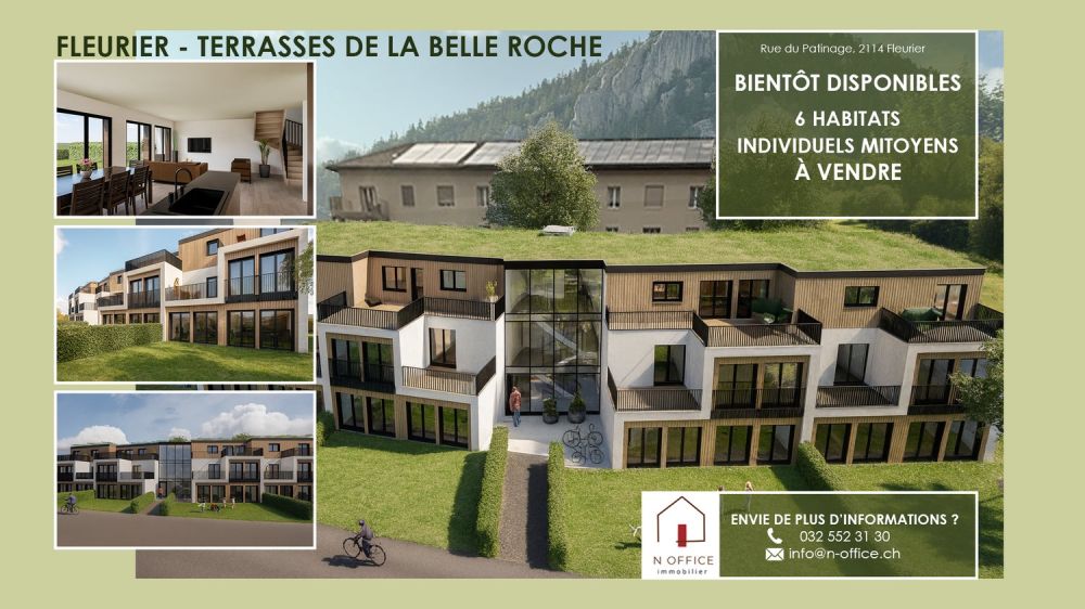 6 habitats individuels mitoyens à vendre - Bild 1