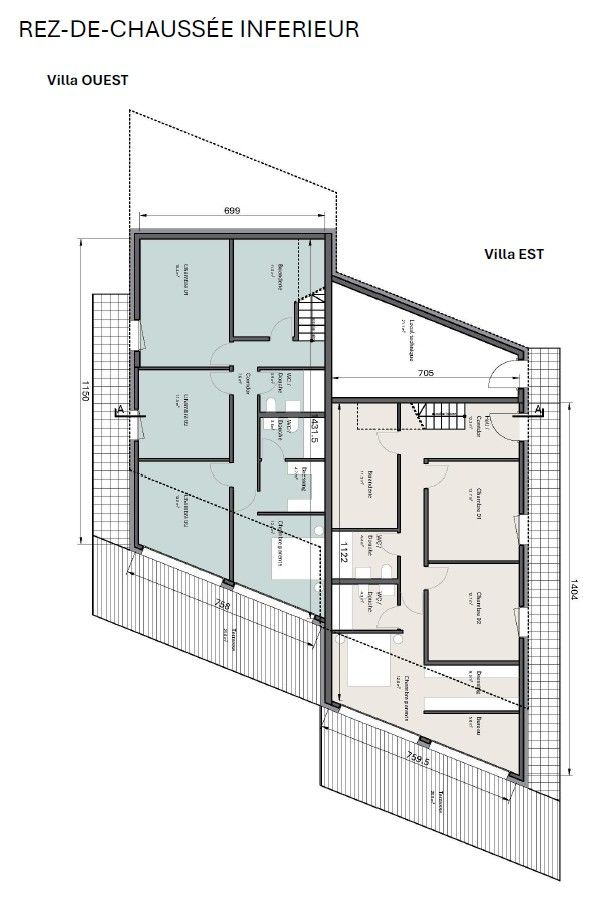 Villa jumelée contemporaine 5.5 pièces | orientation Sud-Ouest | Vue Alpes | Les Rochettes - Cornaux -  Bild 4