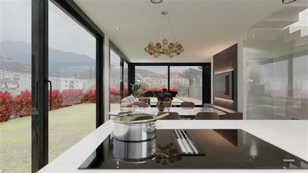 Vacallo: Reihenhaus mit 4.5 Zimmern - Cucina