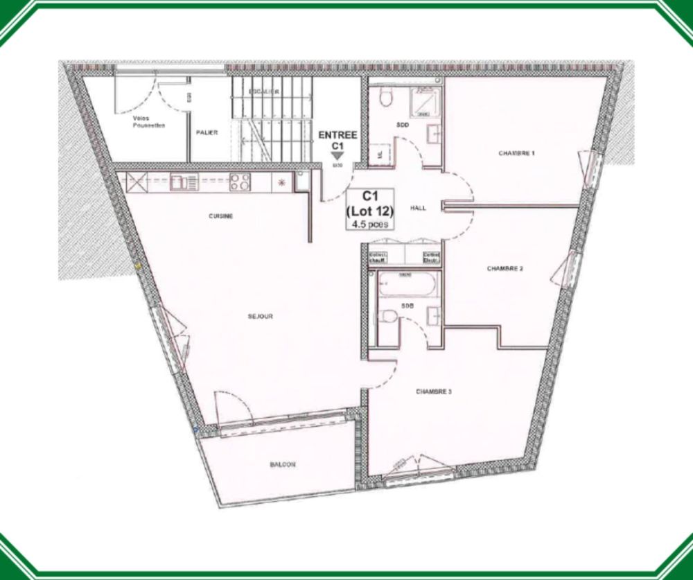 Letztes Angebot 4,5 Zimmer, südlich ausgerichtet. Ausstattung nach Wunsch des Käufers! -  Bild 3