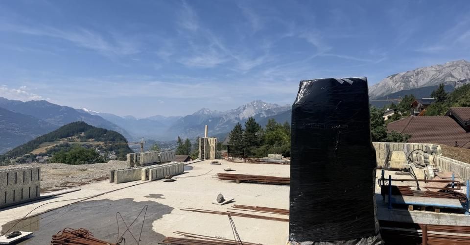6000.Vue panoramique - Projet Chalet à vendre à Sergnou -Crans-Montana - Chalet 9.5 pièces - image - 10