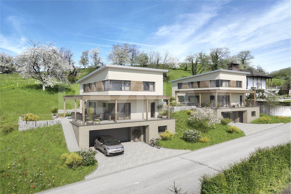 Neubauprojekt: 5.5 Zimmer-EFH am Sonnenhang mit Alpenblick - Bild 2