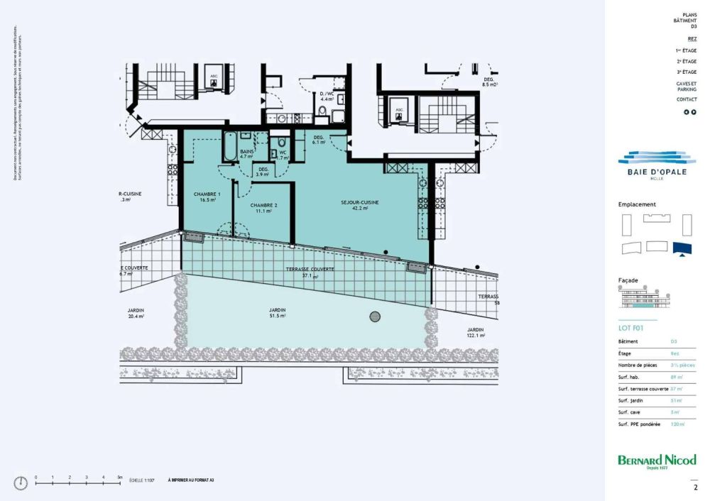 Magnifique 3.5 pièces avec terrasse couverte et jardin privatif -  Bild 9