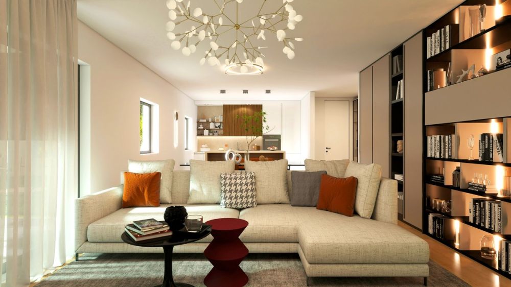 Neue Häuser 4,5 mit mittlerem bis hohem Standard und Garten in Bau. -  Bild 3