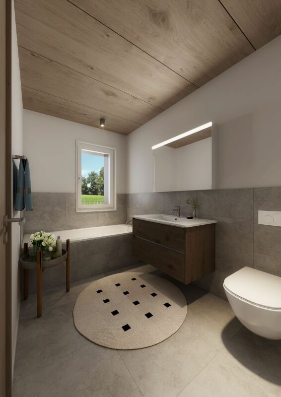 Neubauprojekt "zur Wiesegg" - Obergeschosswohnung in hochwertiger Holzbauweise (Minergie-P) an ruhiger, sonniger Lage - Bild 6