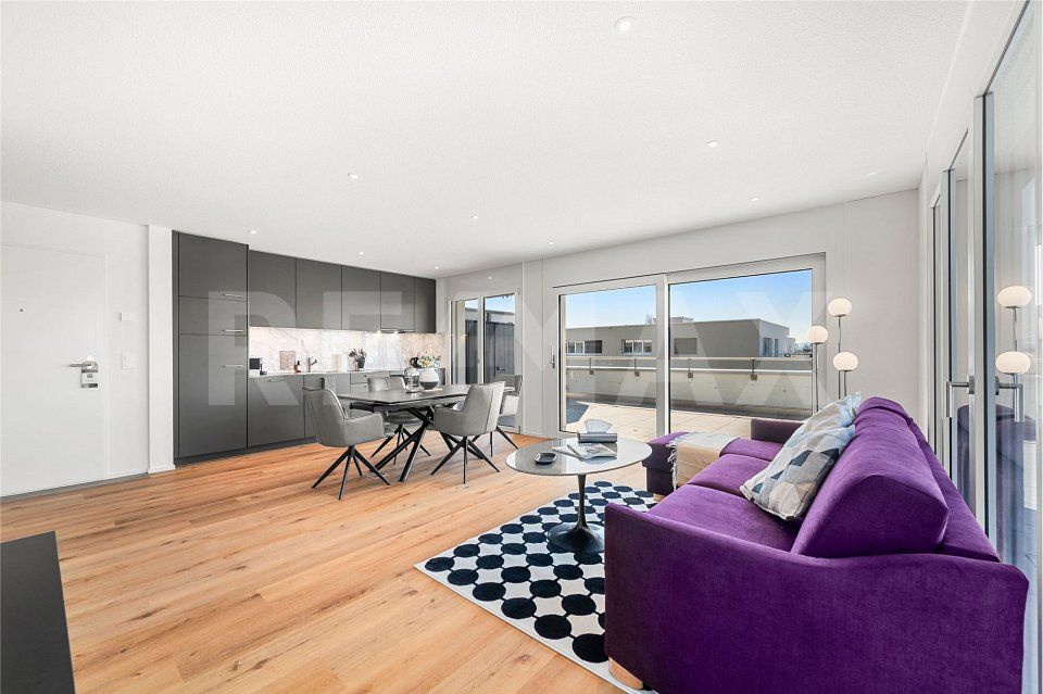 Magnifique attique meublé de 2,5 pièces avec terrasse de 65 m² à Avenches -  Bild 8