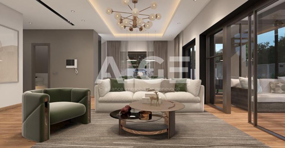 Grand-Saconnex – Dernières villas contemporaines THPE à saisir - Maison jumelée 5 pièces - image - 1