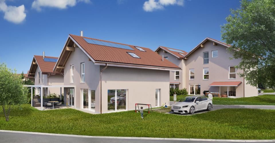 Combremont-le-Grand, villa à vendre, 4.5 pièces, dès Fr. 795'000.- - Maison contiguë 4.5 pièces - image - 2