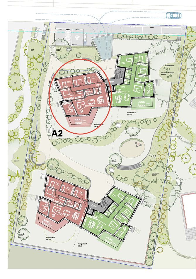 Exklusive Gartenwohnung mit unverbaubarer Aussicht. Neue Preise - A2 -  Bild 4