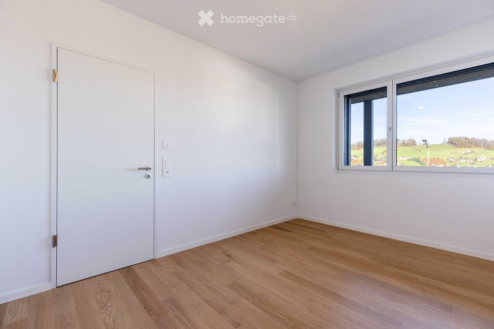 Luxuriöse 3.5-Zimmer Neubauwohnung mit grosser Terrasse + Aussicht in Herisau -  Bild 9