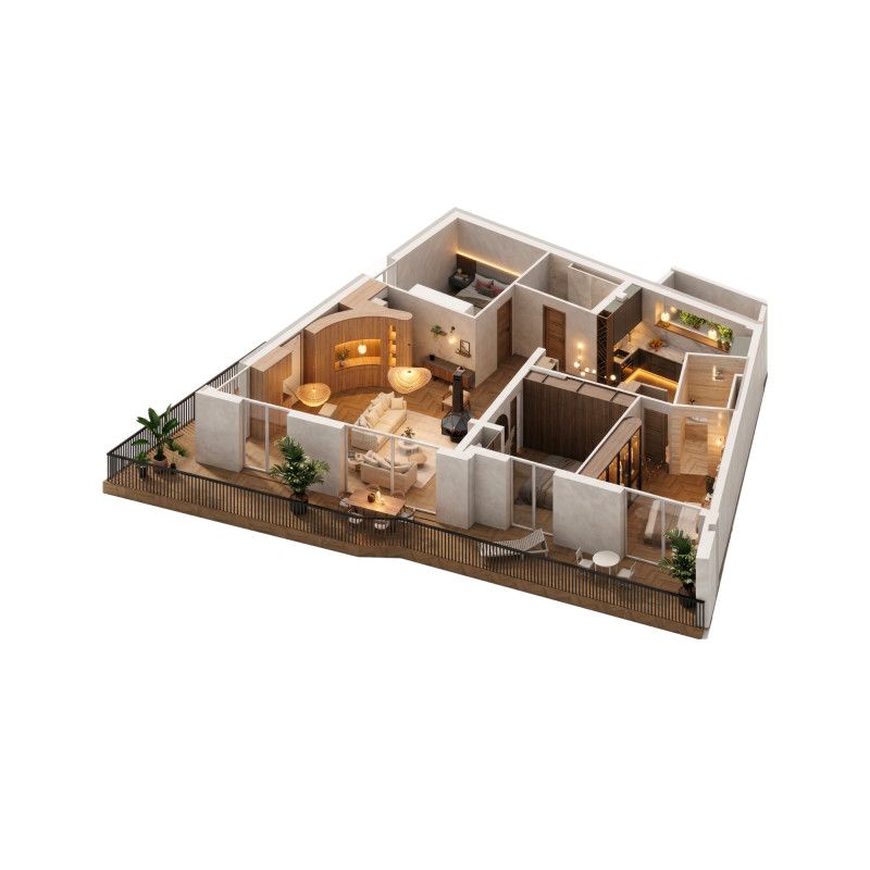 NEUF  RDC terrasse 4.5 pièces spacieux et proche des stations  lot 201 -  Bild 5