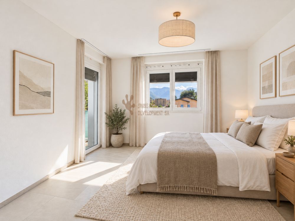 NUOVA CASA BIFAMILIARE CON DUE APPARTAMENTI INDIPENDENTI ,GIARDINO E BOX AUTO -  Bild 11