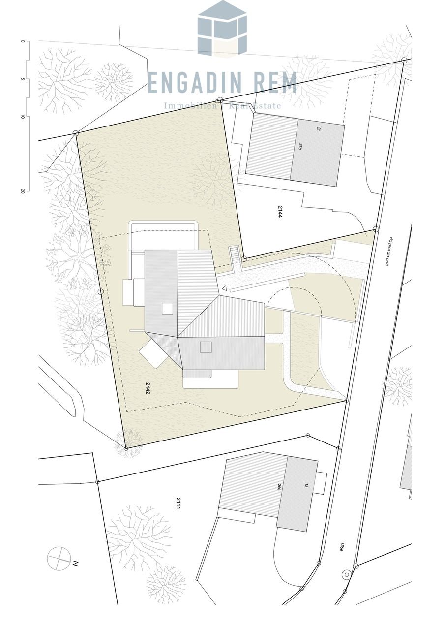 4.5-Zimmer-Zweitwohnung - die Maisonette-Oase - Situationsplan / Site plan / Pianta della struttura