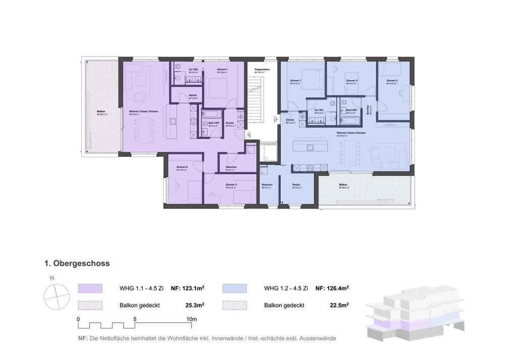 Neubau - Top 4.5-Zimmerwohnung mit (Süd-)Westausrichtung - Bild 5