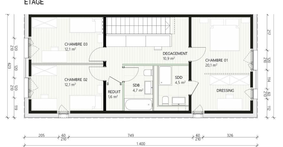 LES HORIZONS DE LA SARINE – VILLAS NEUVES À TREYVAUX - Villa 4.5 pièces - image - 6