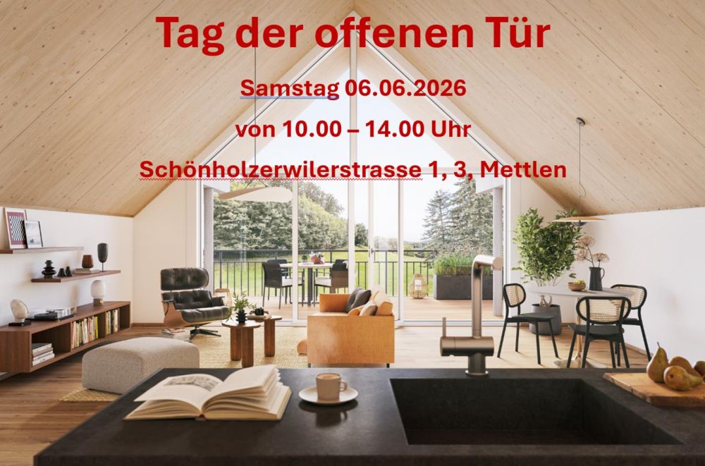 Neubau: Elegante  3.5 Zimmer-Dachgeschosswohnung -  Bild 1