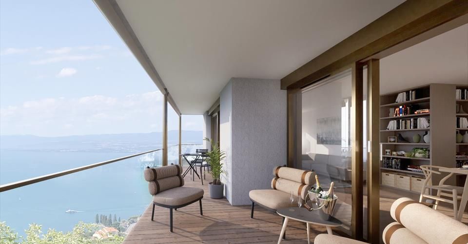 Vue exceptionnelle, appartement contemporain - Appartement 4.5 pièces - image - 2