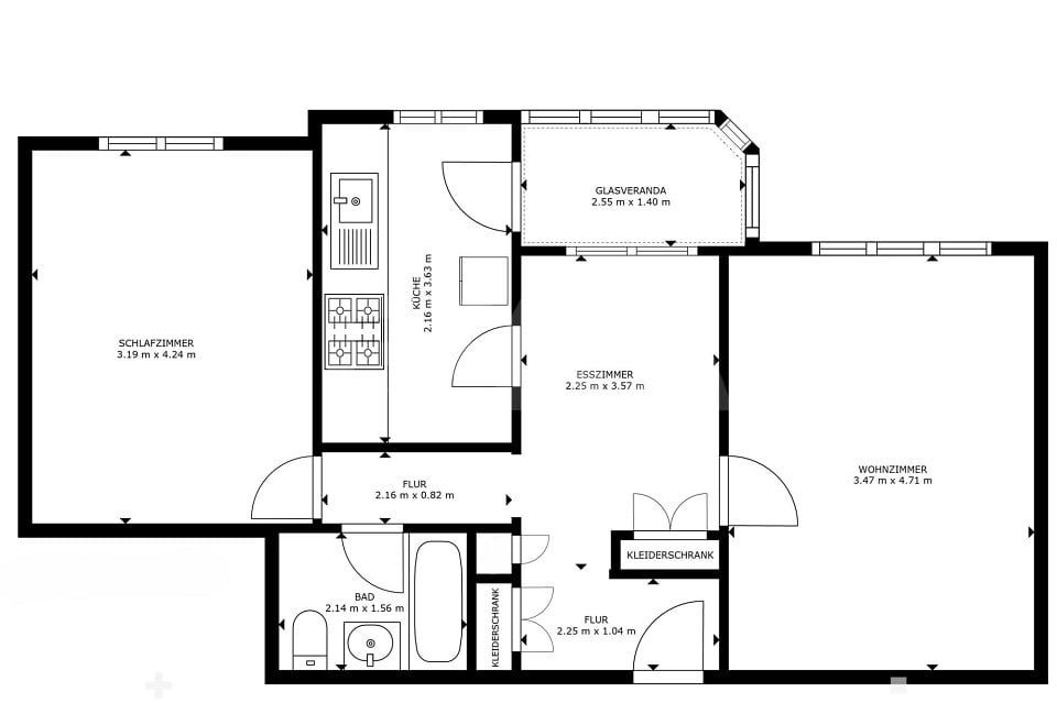 Helles und gemütliches Zuhause mit Balkon, 2.5 Zimmerwohnung -  Bild 5