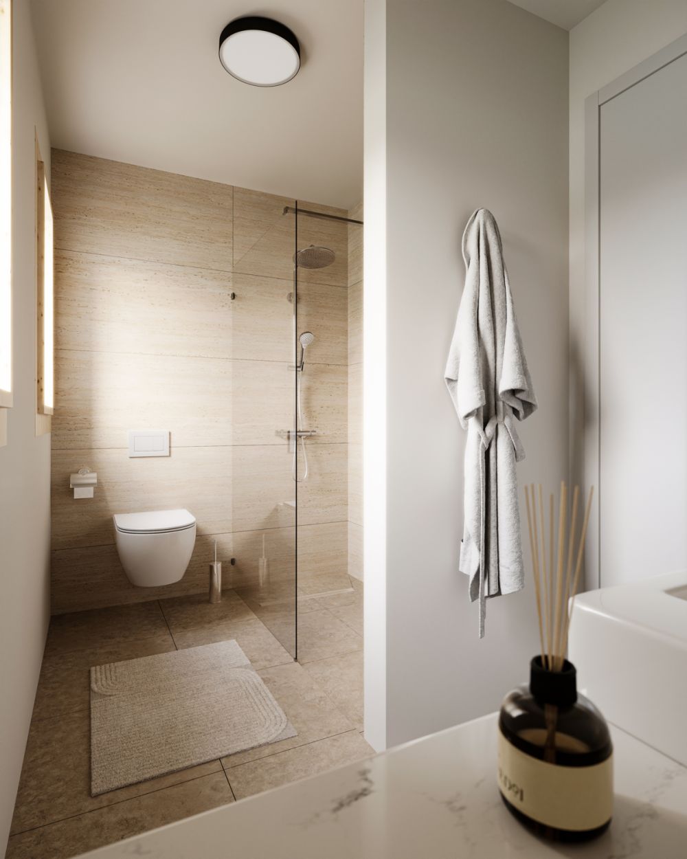 3 1/2-ZW NEUBAU HAUS MOROSANI, NR. 2.01 (Zweitwohnung) - Visu_Bad
