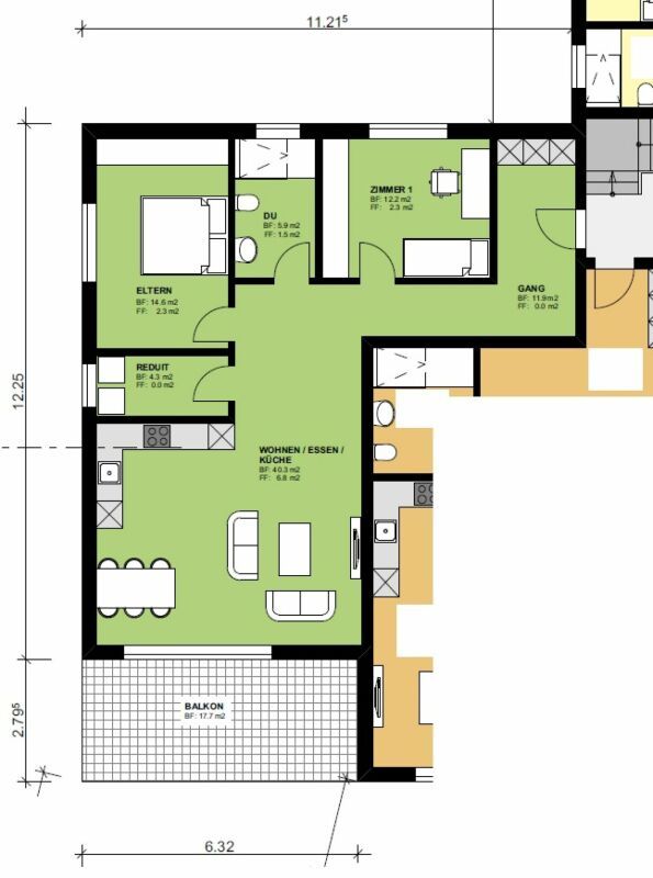 BAUSTART ERFOLGT! 3½-Zimmer-Wohnung 3.OG -  Bild 6