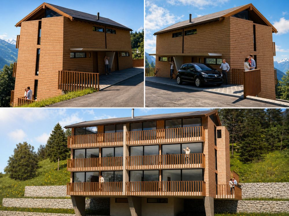 Moderno appartamento di 2.5 locali con vista panoramica a Onsernone -  Bild 5