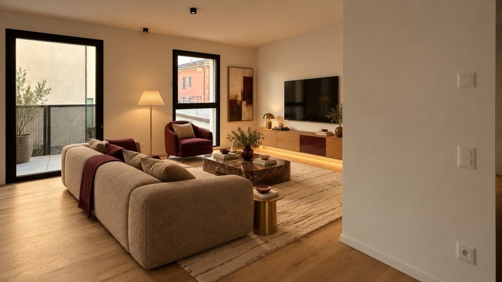 NUOVO APPARTAMENTO 3.5 LOCALI CON VISTA LAGO A MASSAGNO -  Bild 2