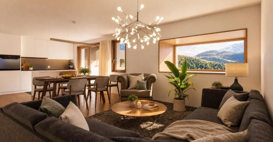 4,5 pièces en duplex sous les toits avec vue dégagée - Appartement 4.5 pièces - image - 3