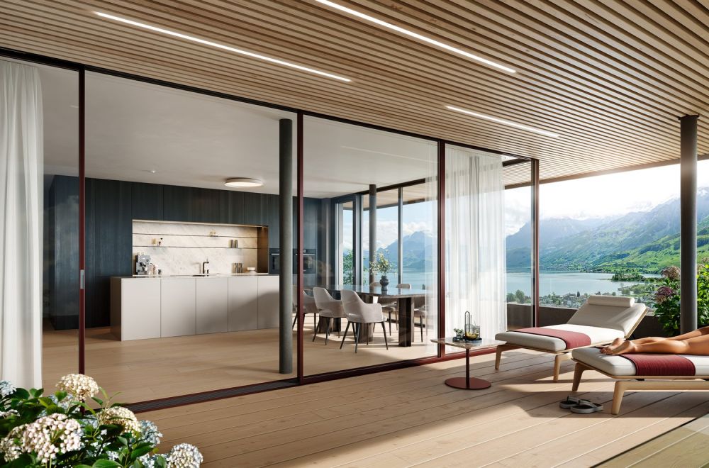 3.5-Zimmer-Eigentumswohnung mit traumhafter Aussicht in Ennetbürgen -  Bild 3