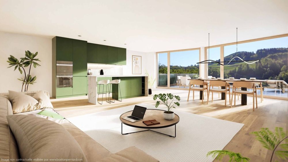 Une adresse d'exception à Rossens, construction de 12 appartements - Bild 7