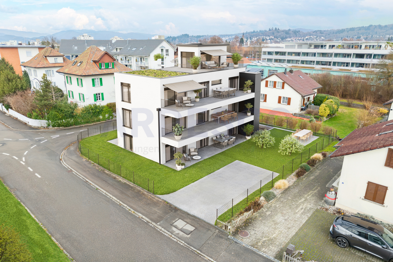 Ein Neubau, der Ihre Handschrift trägt - Aussenansicht  Besucherparkplätze