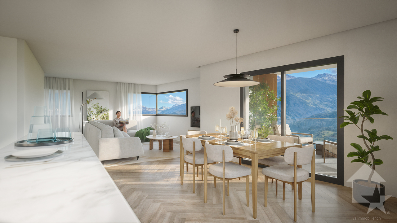 Villa d'architecte 4.5 pièces à construire sur les hauts de Conthey - Bild 6